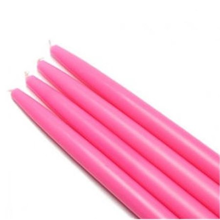 ZEST CANDLE Zest Candle CEZ-090-12 10 in. Hot Pink Taper Candles -144pcs-Case - Bulk CEZ-090_12